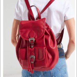 Red backpack